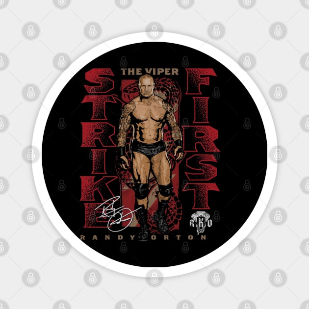 Randy Orton The Viper Strike First Magnet by MunMun_Design